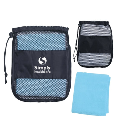 Compact Sports Towel with Bag
