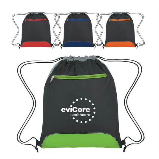 Two-Toned Classic Drawstring Pack
