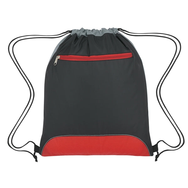 Two-Toned Classic Drawstring Pack