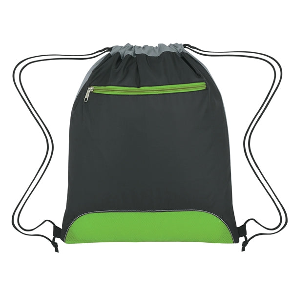 Two-Toned Classic Drawstring Pack