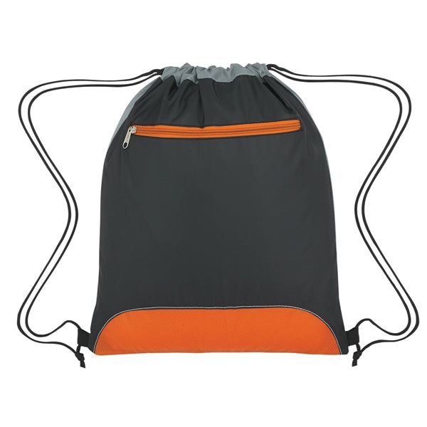 Two-Toned Classic Drawstring Pack