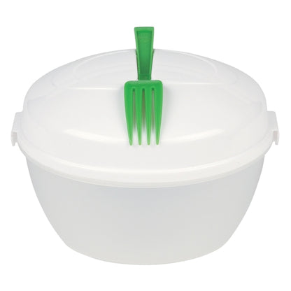 Portable Multi-Compartment Salad Bowl