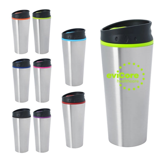 Stainless Steel Tumbler with Carved diamonds