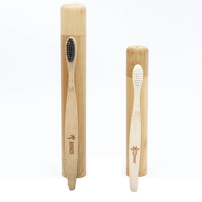Bamboo Toothbrush With Case