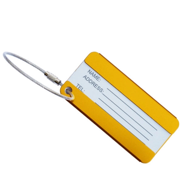 Aluminum Travel Luggage Tag