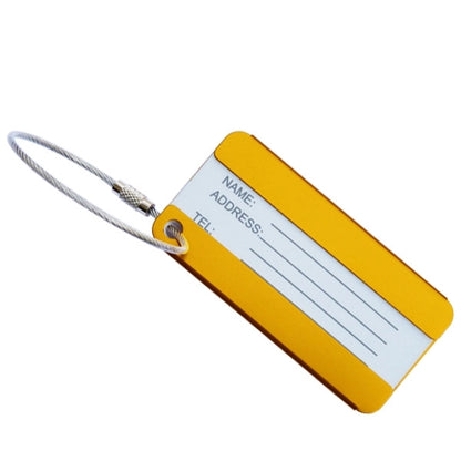 Aluminum Travel Luggage Tag