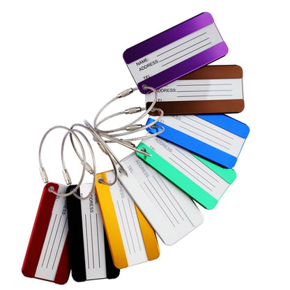 Aluminum Travel Luggage Tag