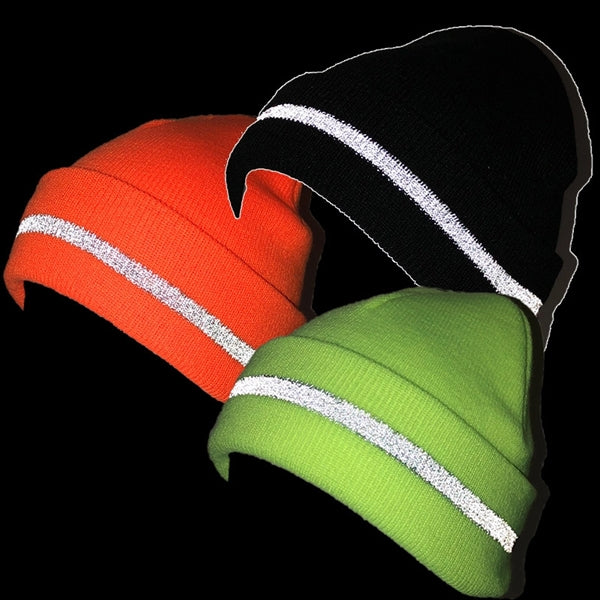 Reflective knit Beanie