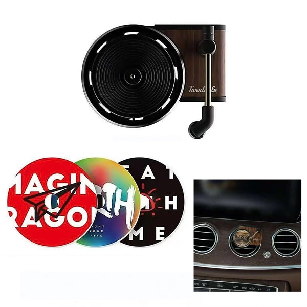 Car Retro Aromatic Record Player