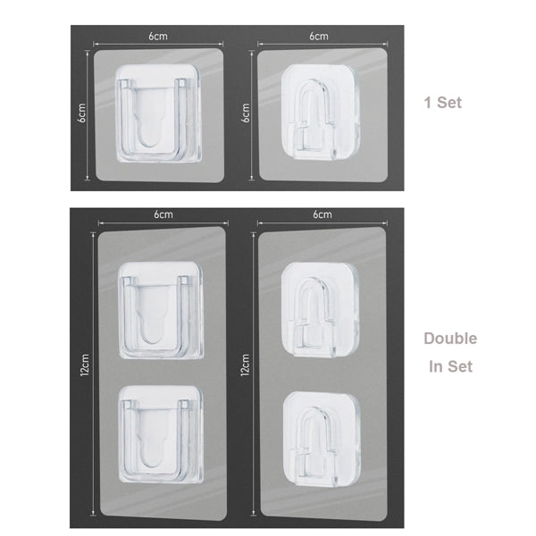 Self Adhesive Traceless Power Strip Holder