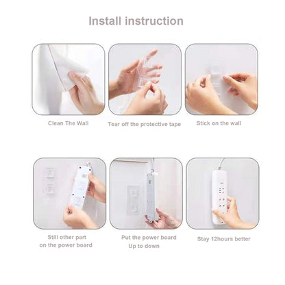 Self Adhesive Traceless Power Strip Holder