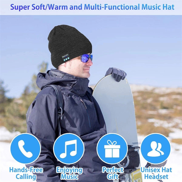 Bluetooth Earphone Knit Hat