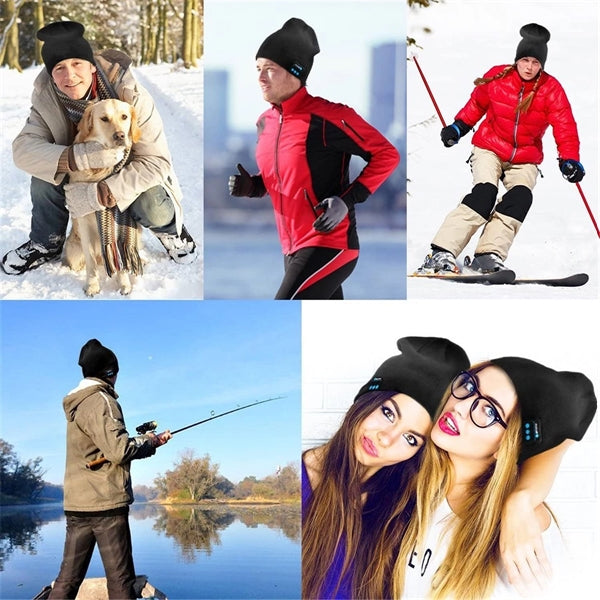 Bluetooth Earphone Knit Hat