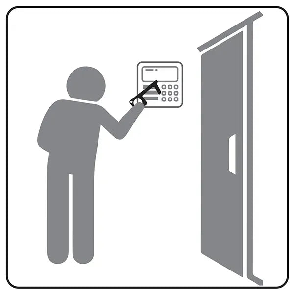 Touchless Black Acrylic Sanitary Key