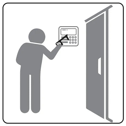 Touchless Black Acrylic Sanitary Key