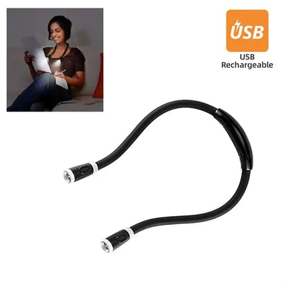 USB Rechargeable Neck Reading Light