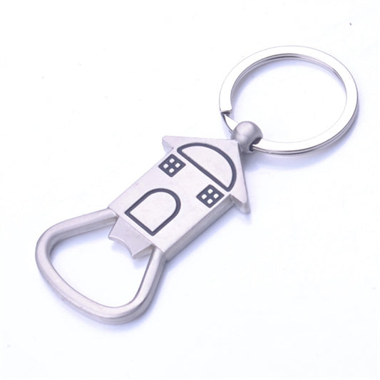 House Bottle Opener Key Chain