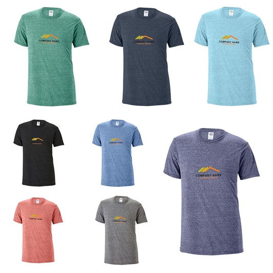 Tagless Adult Heather Fitted Tee