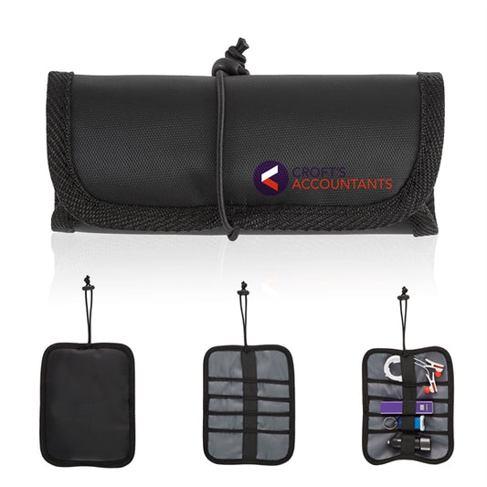 Roll-Up Electronic Pouch