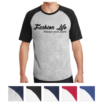 Leander Raglan Jersey with Colorblocking Design