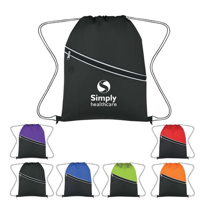 Bicolored Drawstring Cooler