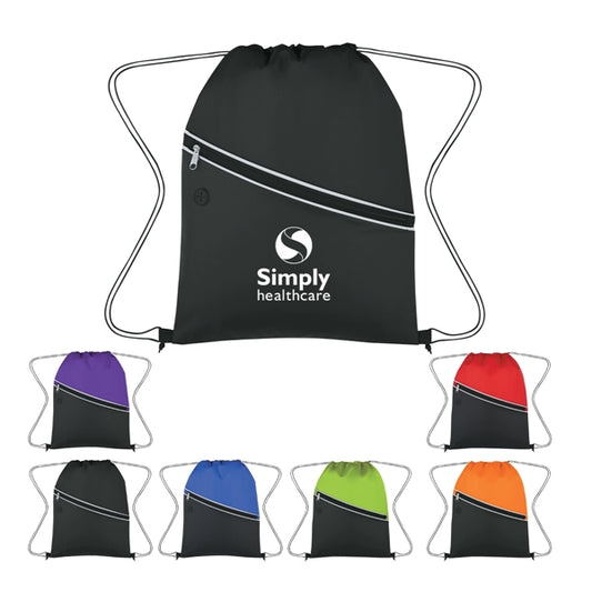 Bicolored Drawstring Cooler