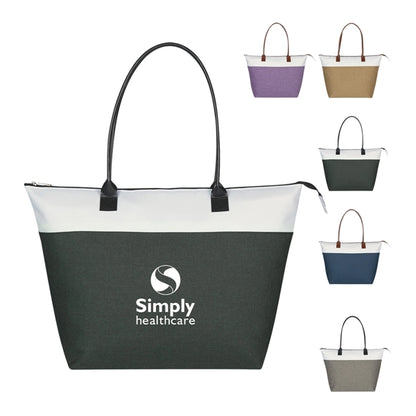Deluxe Tote Leatherette Tote Bag