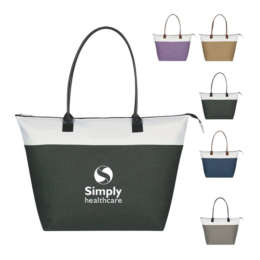 Deluxe Tote Leatherette Tote Bag