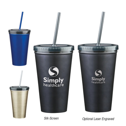 16 Oz. Insulated Stainless Steel Tumbler