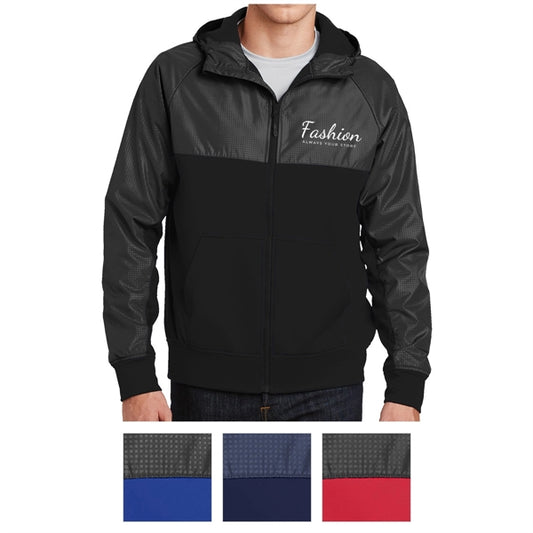 Embossed Moisture-Wicking Full Zipper Jacket