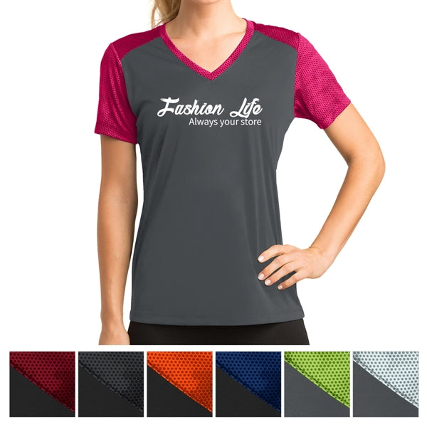 Classic Colorblock V-Neck Shirt