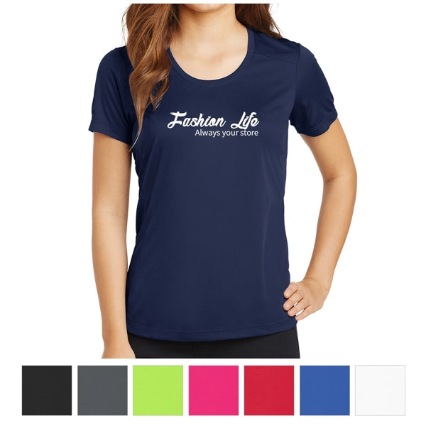 Royal Scoop Neck Tee