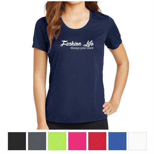 Royal Scoop Neck Tee