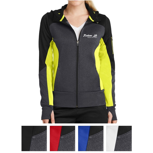 Women's Colorblock Full Zipper Jacket
