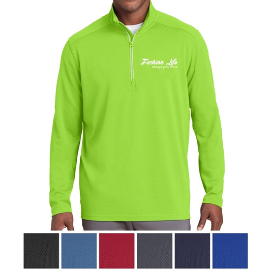 Textured 100% Polyester Shirt