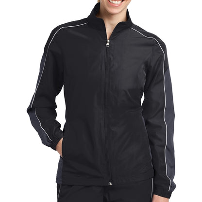 Ladies' Colorblock Wind Protective Jacket