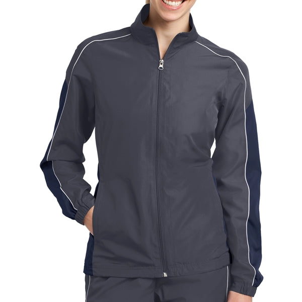 Ladies' Colorblock Wind Protective Jacket