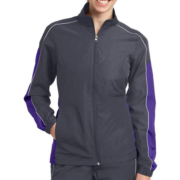 Ladies' Colorblock Wind Protective Jacket
