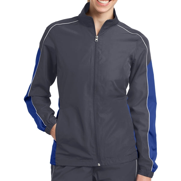 Ladies' Colorblock Wind Protective Jacket