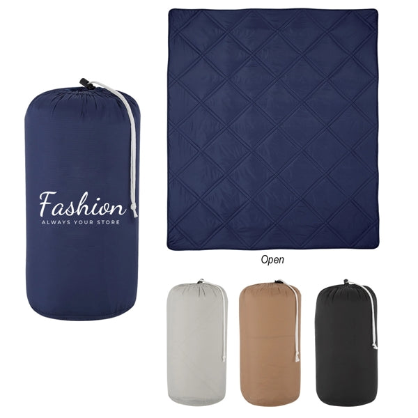 Cooler Bag with Puffy Blanket for Outdoors