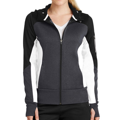 Women's Colorblock Full Zipper Jacket