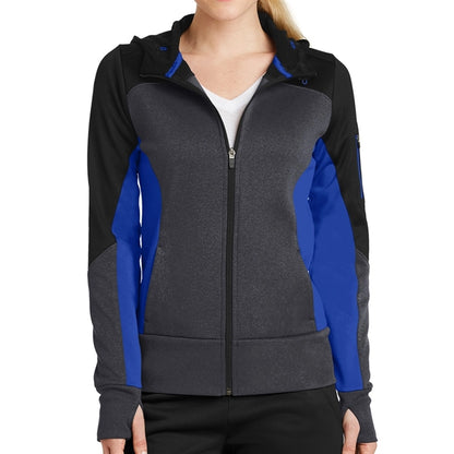 Women's Colorblock Full Zipper Jacket