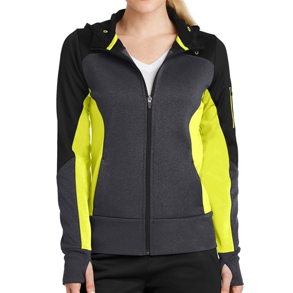 Women's Colorblock Full Zipper Jacket