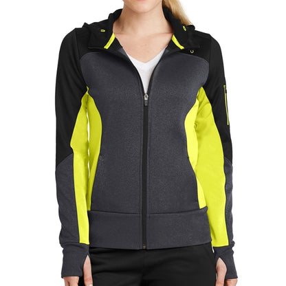 Women's Colorblock Full Zipper Jacket