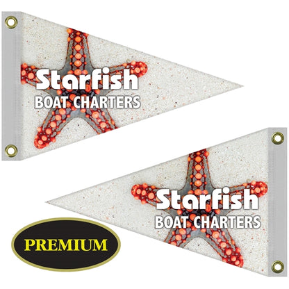 12" x 18" Double Sided Knit Polyester Pennant