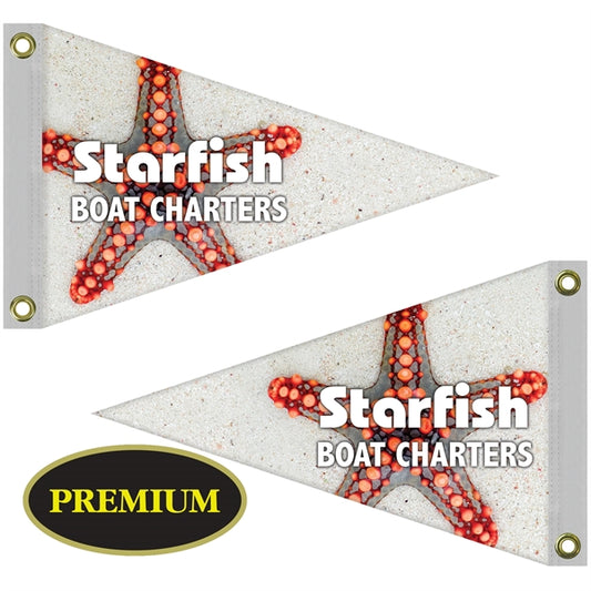 12" x 18" Double Sided Knit Polyester Pennant