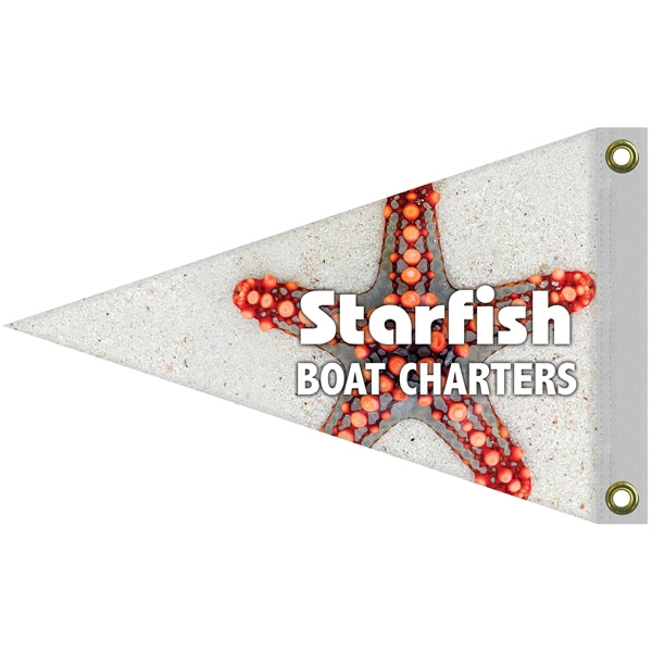 12" x 18" Double Sided Knit Polyester Pennant