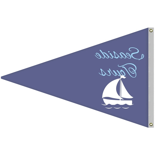 4' x 6' Single Reverse Knit Polyester Pennant
