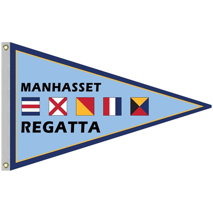 2.5' x 4' Single Reverse Knit Polyester Pennant