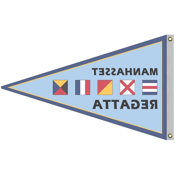 2.5' x 4' Single Reverse Knit Polyester Pennant
